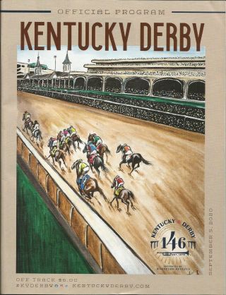 2020 - 146th Kentucky Derby Program In,  & - Authentic