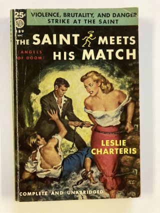The Saint Meets His Match Leslie Charteris Vintage Mystery Gga Paperback Avon