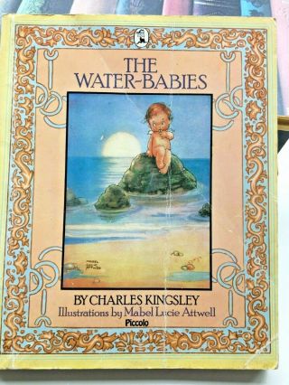 Illustrated Mabel Lucie Attwell The Water Babies Lovely Colour Pictures 1976