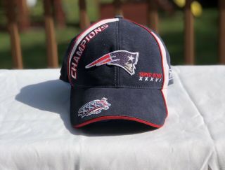 Vintage England Patriots Bowl 36 Hat.  Perfect For Any Football Fan