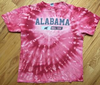 Alabama Roll Tide Mens Xl Tshirt Bleached Distressed
