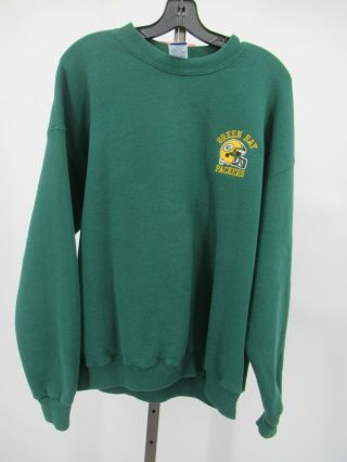 H1264 Vtg 90s Champion Green Bay Packers Nfl - Football Sweater Made In Usa Xl