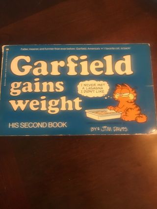 Garfield At Large His Second Book By Jim Davis