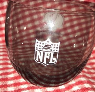 SET OF 4 Vintage Atlanta Falcons Hi Ball Bar Glasses NFL Promo Bowl Team 3