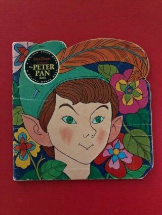 Vintage Walt Disney Presents The Peter Pan Book,  1969,  Golden Press