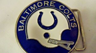 Vintage 1971 Baltimore Colts Belt Buckle
