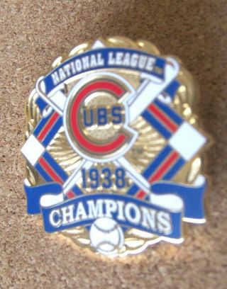 1938 Chicago Cubs Nl National League Champions Pin Willabee & Ward W&w