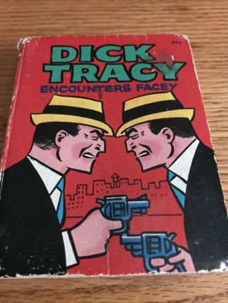 Vintage Big Little Book Dick Tracy Encounters Facey 2001 Whitman 1967 1st Ed.