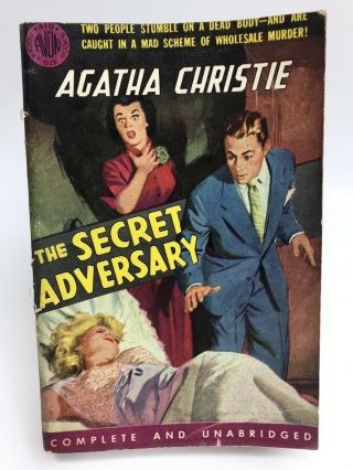 The Secret Adversary Agatha Christie Avon 410 Mystery 1st Printing