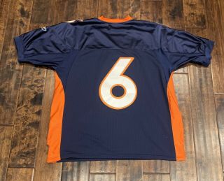 Reebok Denver Broncos 6 Jersey,  Size 52