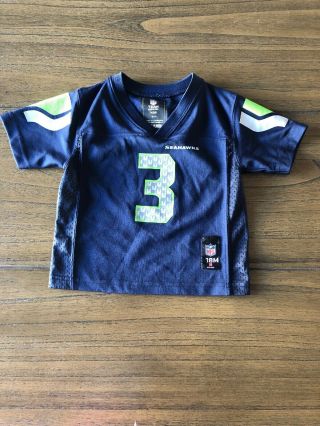 Seahawks Russell Wilson Nfl Infant Baby Jersey 18 Months