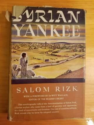 1943 Syrian Yankee By Salom Rizk (signed) (hardcover)