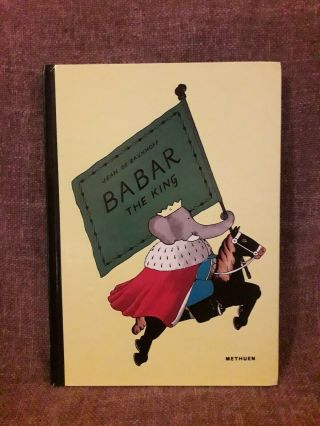 Classic Edition Of Babar The King,  Jean De Brunhoff.  1990 Methuen Books Hardback