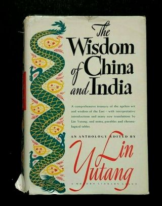 The Wisdom Of China And India Edited By Lin Yutang 1955 Hardcover