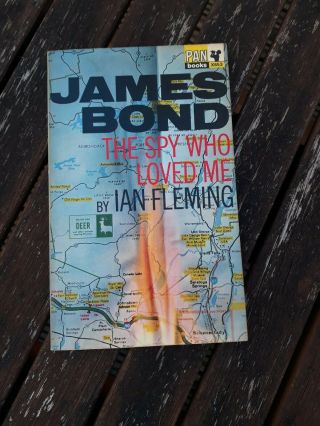 Near - 1st Ed/1st Print Spy Who Loved Me Paperback.  Ian Fleming James Bond.