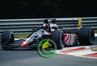 Racing 35mm Slide F1 Olivier Grouillard - Fondmetal 1991 Italy Formula1