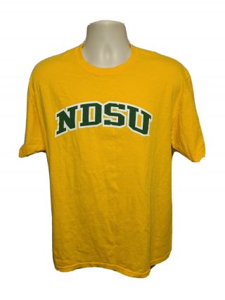 Ndsu North Dakota State University Adult Large Yellow Tshirt