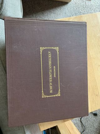 A Victorian Flower Album By Henry Terry - 1978 First Edition - Godfrey Cave