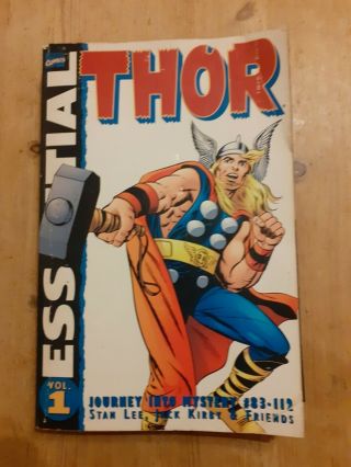 Essential Thor Vol 1 Journey Into Mystery /83 - 112/stan Lee Jack Kirby & Friends
