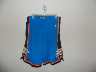 Authentic Adidas Nba Basketball Short Oklahoma City Thunders " Dated 2012 ",  Xl