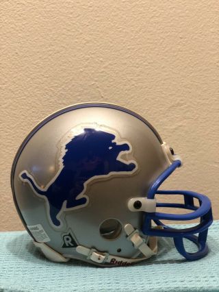 Detroit Lions 1983 - 2002 83 - 02 Throwback Vsr4 Riddell Mini Helmet Li Ke