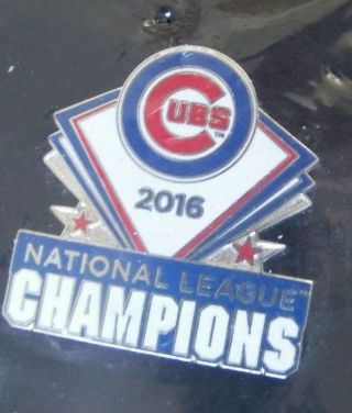 2016 Chicago Cubs Nl National League Champions Pin Willabee & Ward W&w