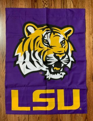 Lsu Official House Banner Flag - Louisiana State University Tigers - 30 " X 40 "