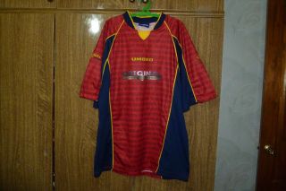Umbro Vintage Football Training Sport Shirt Retro Jersey 90s Soccer Men Size 2xl