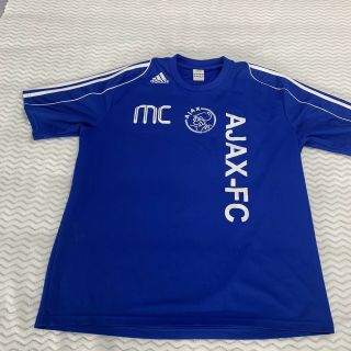 Adidas Ajax FC Amsterdam Blue Soccer Jersey Short Sleeve Shirt - XL 2