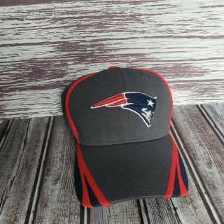 England Patriots Era 39 Thirty Gray Fitted Hat Spell Out Logo Nfl