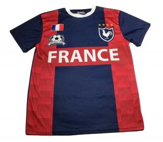 France National Football Team Soccer Jersey Shirt Large