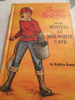 Trixie Belden 11 The Mystery At Bob - White Cave Hb Golden Press 1966 Kath Kenny