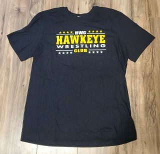 Iowa Hawkeye Wrestling Club Hwc Nike T Shirt Size Large