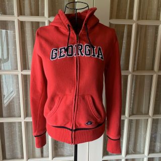 Uga Georgia Bulldogs Nike Women’s Jacket Size S (4/6) Hooded Zip Up