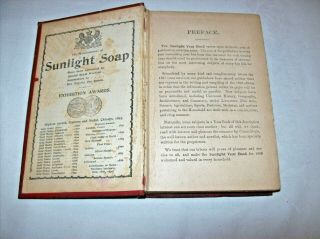 SUNLIGHT YEAR BOOK - C.  1898 - H.  B.  - MISCELLONY OF FACTS & ARTICLES - FASCINATING BOOK 3