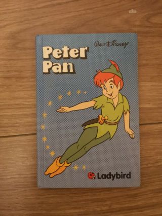 Vintage 1980s Hardcover Walt Disney Peter Pan Ladybird 1st Edition Retro