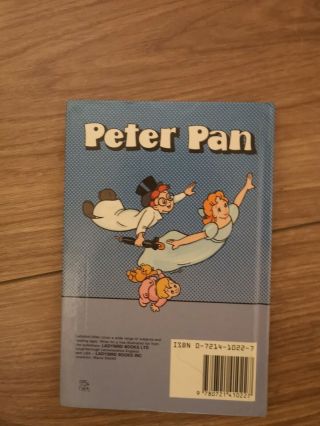 Vintage 1980s hardcover Walt Disney Peter Pan Ladybird 1st edition retro 2