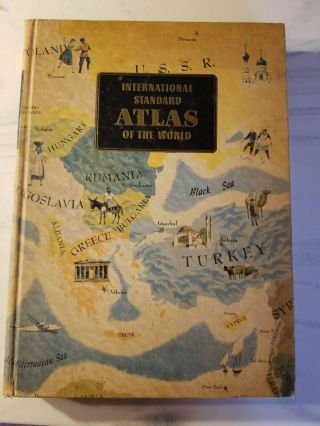 1961 International Standard Atlas Of The World Maps Photos & Illustrations