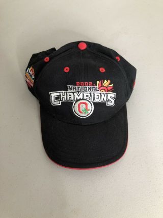 Nike Ohio State Buckeyes 2002 National Champs Snapback Hat.