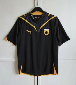 Aek Fc Athens Greece 2009/2010 Away Football Shirt Jersey Trikot Kit Puma Size M