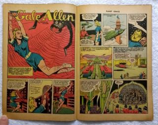 PLANET COMICS 1 • I.  W.  Enterprises 1958 reprint • MICKEY MANTLE - YOGI BERRA Ad 3