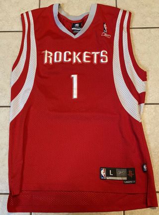 Vintage Reebok Houston Rockets Tracy Mcgrady Basketball Jersey Nba Mens Sz M