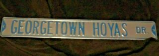 Georgetown University Hoyas Drive Metal Street Sign Alumni College Dorm 42 X 6 "