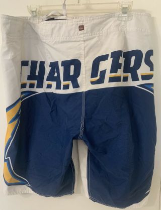 Quiksilver San Diego Chargers NFL Board Shorts Men ' s Size 38 2