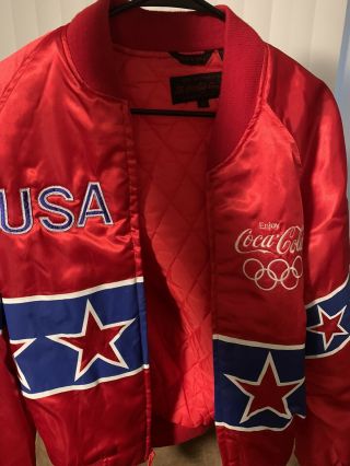 Usa Olympic Coca Cola Jacket 1984 Los Angeles