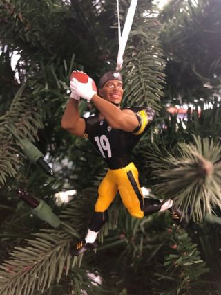 Ju Ju Smith Schuster Pittsburgh Steelers Hallmark Christmas Ornament