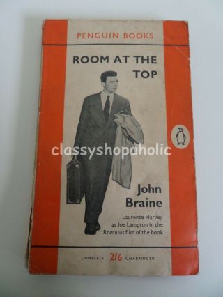 Vintage Room At The Top By John Braine Penguin Books 1361 - 1959