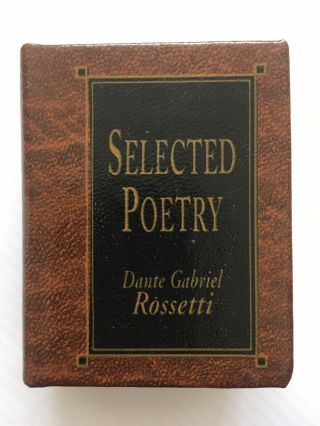 Del Prado Miniature Book - Selected Poetry - Dante Gabriel Rossetti -