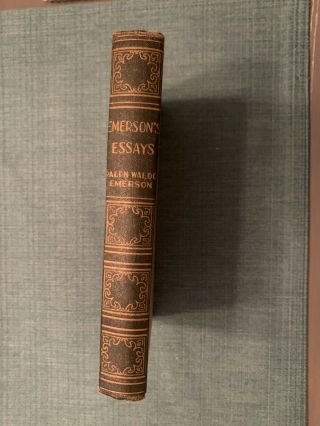 Emerson’s Essays By Ralph Waldo Emerson,  Art Type Edition