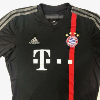 Fc Bayern Munich Adidas Mario Gotze Black Jersey Men 